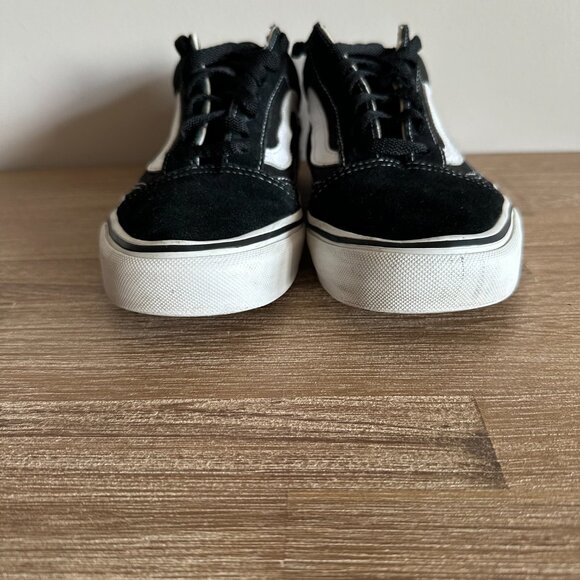 Vans Classic Old Skool Skate Sneakers Black Womens Size 7 - Picture 6 of 8